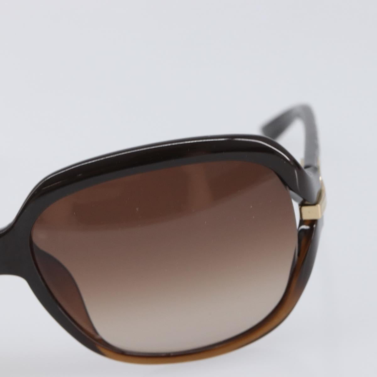 Christian Dior Sunglasses plastic Dark Brown Gold Tone Auth BA15592V