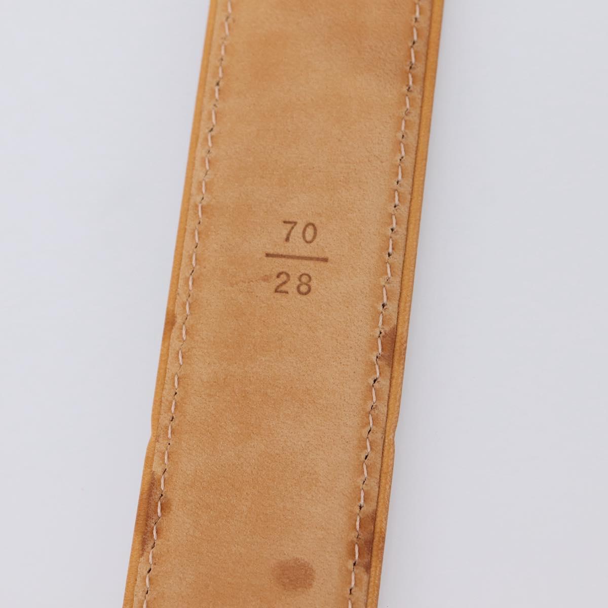 LOUIS VUITTON Monogram Mat Ceinture Belt Noir M6858 LV Auth BA15595