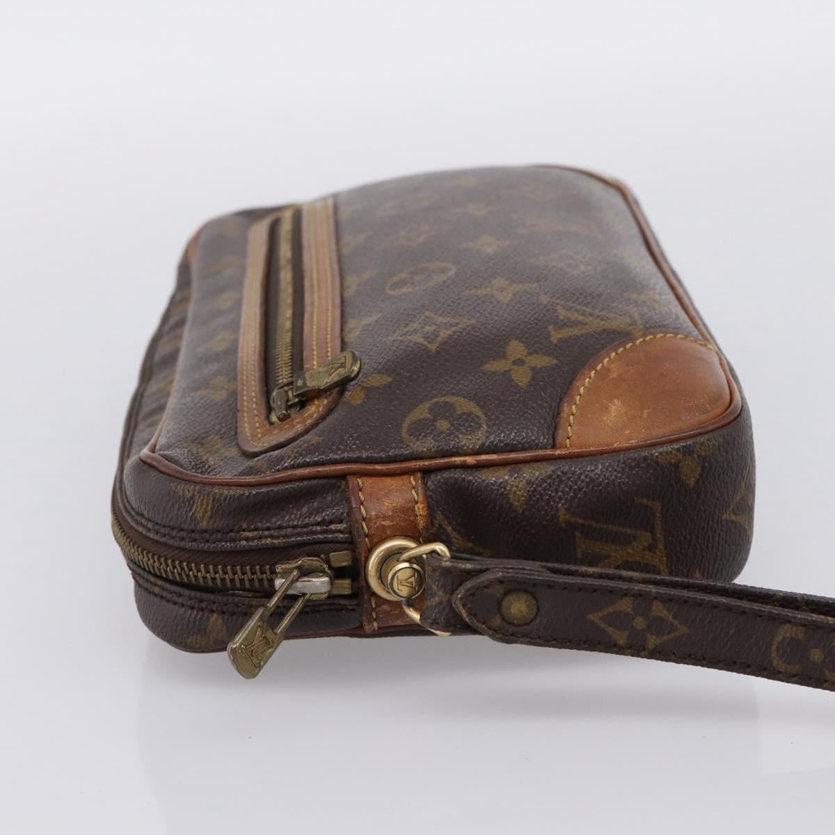 LOUIS VUITTON Monogram Marly Dragonne GM Clutch Bag M51825 LV Auth BA15596