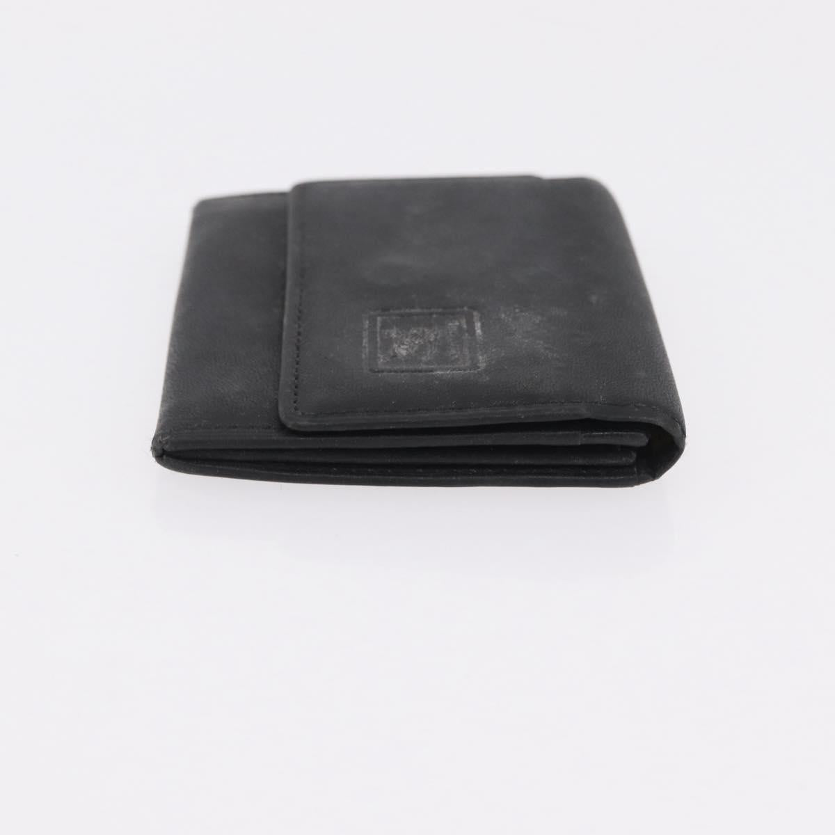 HERMES Miumiu Wallet Coin Purse Wallet Leather 7 Set Black Pink Auth BA15600