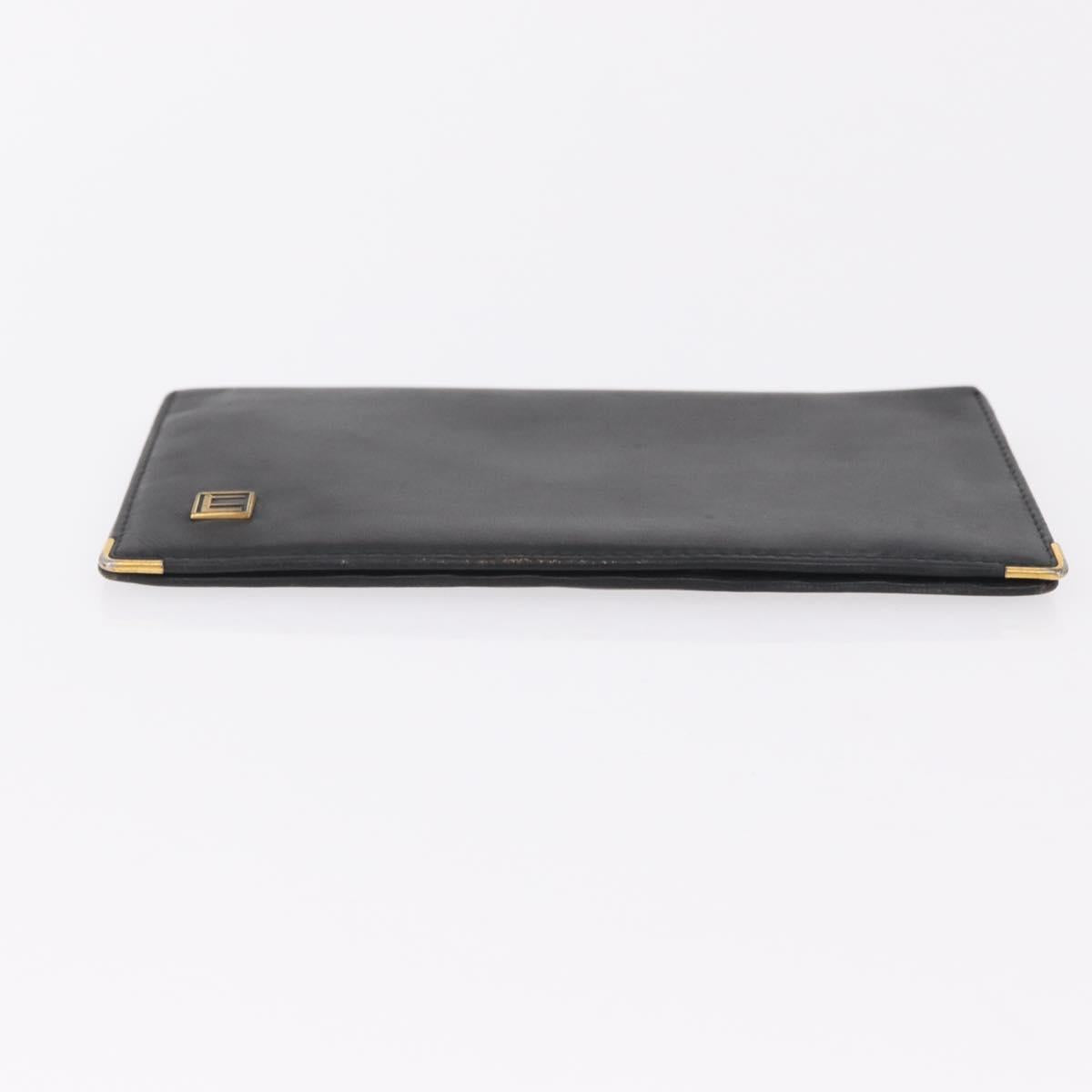 HERMES Miumiu Wallet Coin Purse Wallet Leather 7 Set Black Pink Auth BA15600