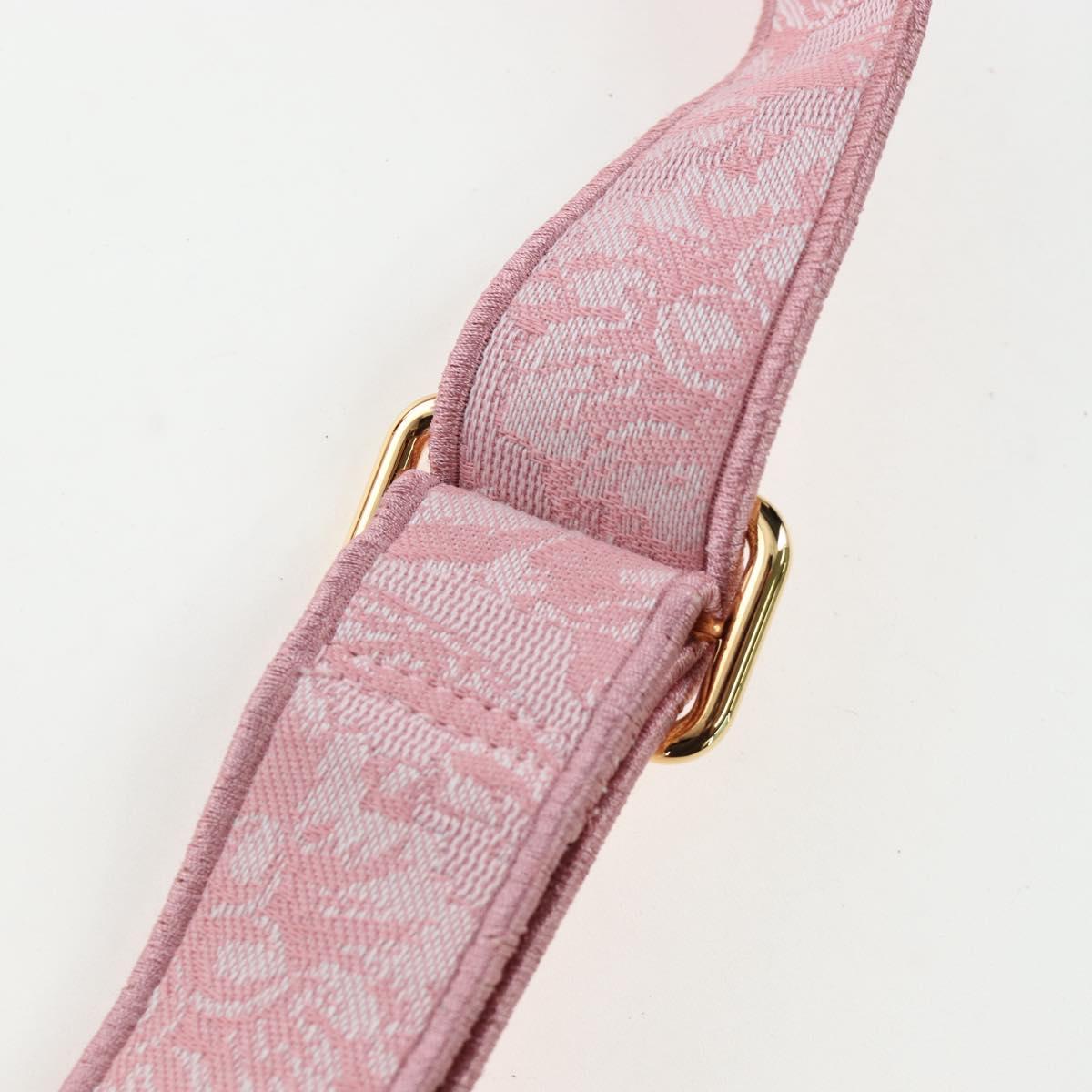 VERSACE Athena Barocco Tote Bag tweed 2way Pink Gold Auth BA15628M
