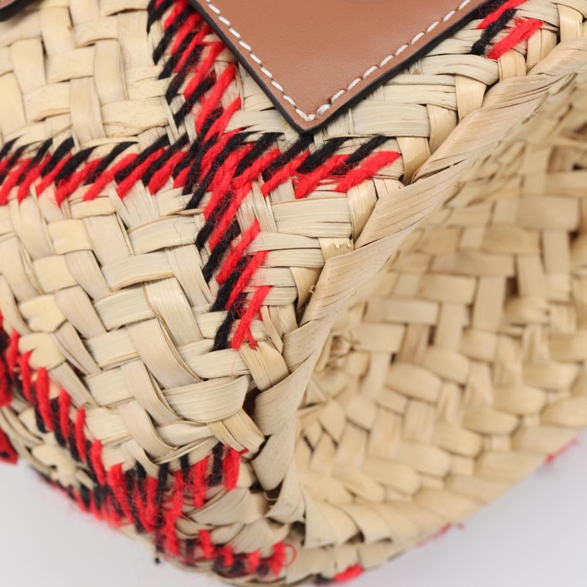 LOEWE Basket Bag Raffia William D. Morgan Collaboration Beige Auth BA15634SAM