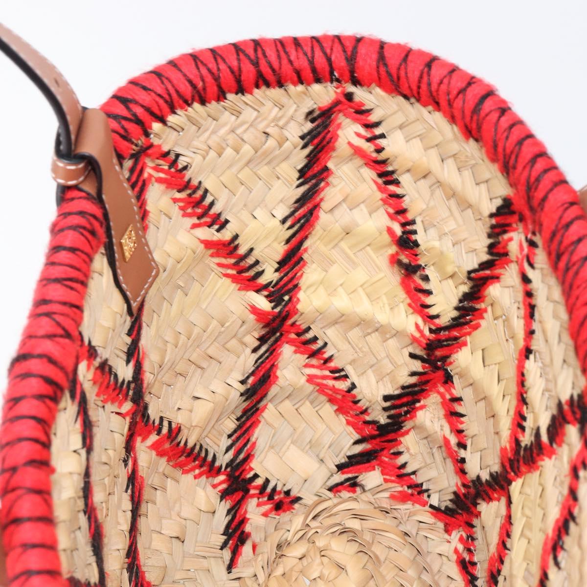 LOEWE Basket Bag Raffia William D. Morgan Collaboration Beige Auth BA15634SAM