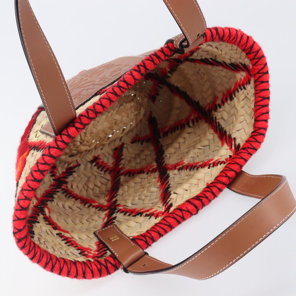 LOEWE Basket Bag Raffia William D. Morgan Collaboration Beige Auth BA15634SAM