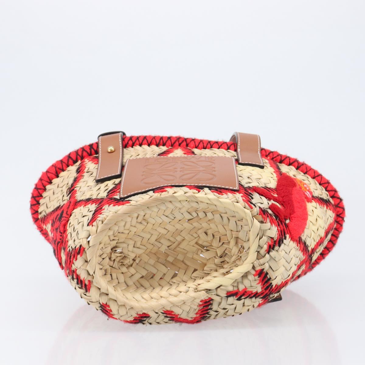 LOEWE Basket Bag Raffia William D. Morgan Collaboration Beige Auth BA15634SAM