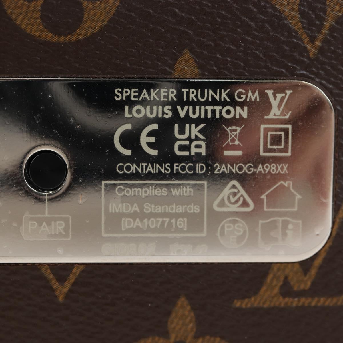 LOUIS VUITTON Speaker Trunk GM Speaker Virgil Abloh Usable GI0802 Auth BA15646SM