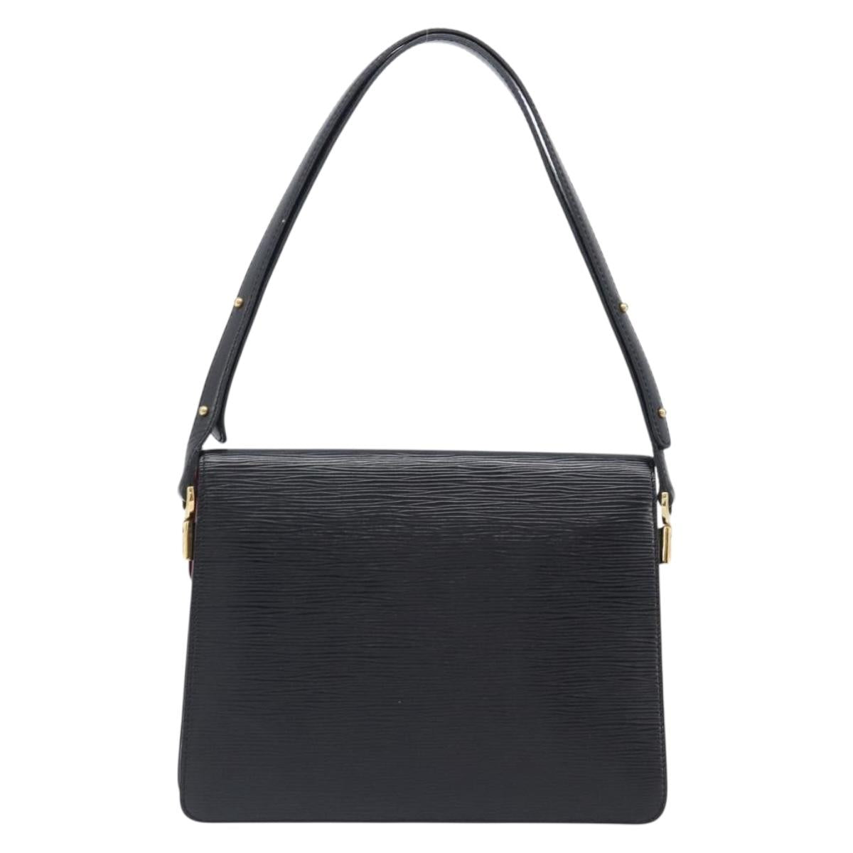 LOUIS VUITTON Epi Osh Shoulder Bag Black Red M52444 LV Auth BA15647