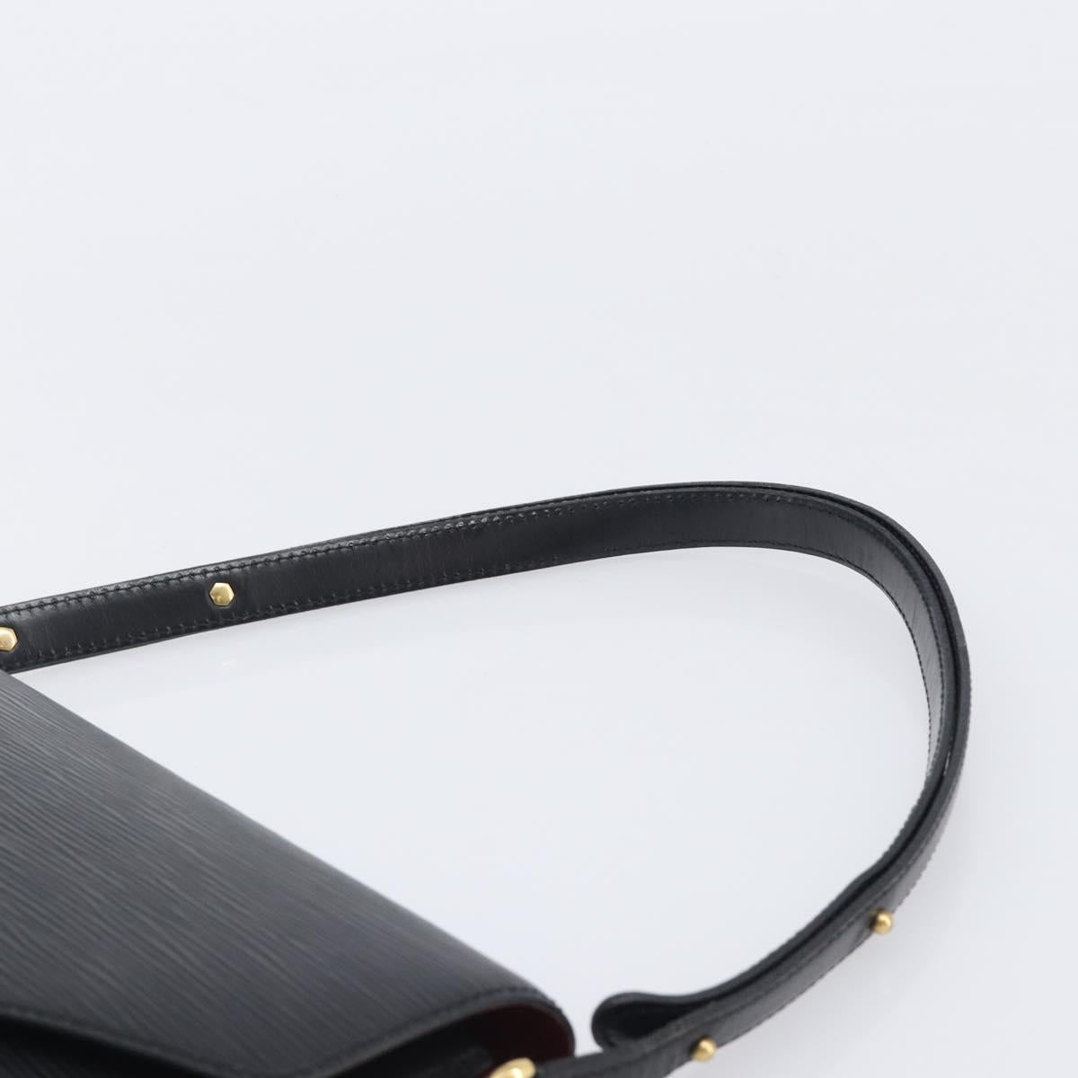 LOUIS VUITTON Epi Osh Shoulder Bag Black Red M52444 LV Auth BA15647