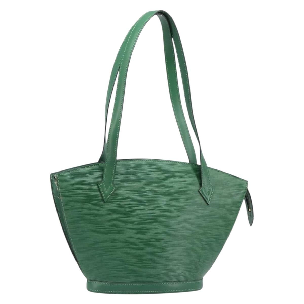 LOUIS VUITTON Epi Saint Jacques Shopping Bag Green M52274 LV Auth BA15650