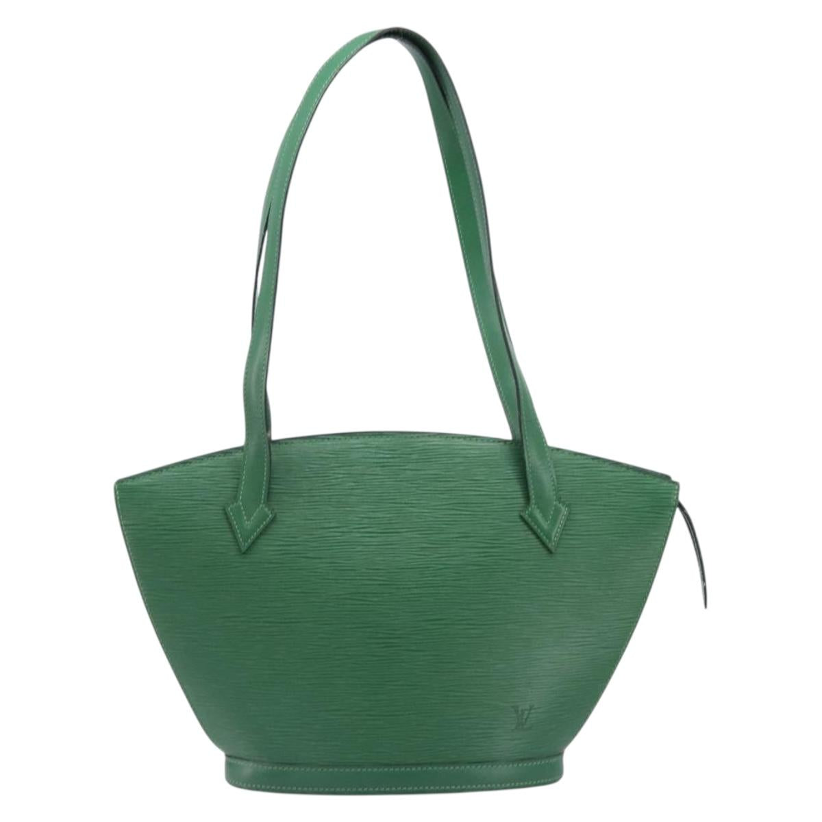 LOUIS VUITTON Epi Saint Jacques Shopping Bag Green M52274 LV Auth BA15650