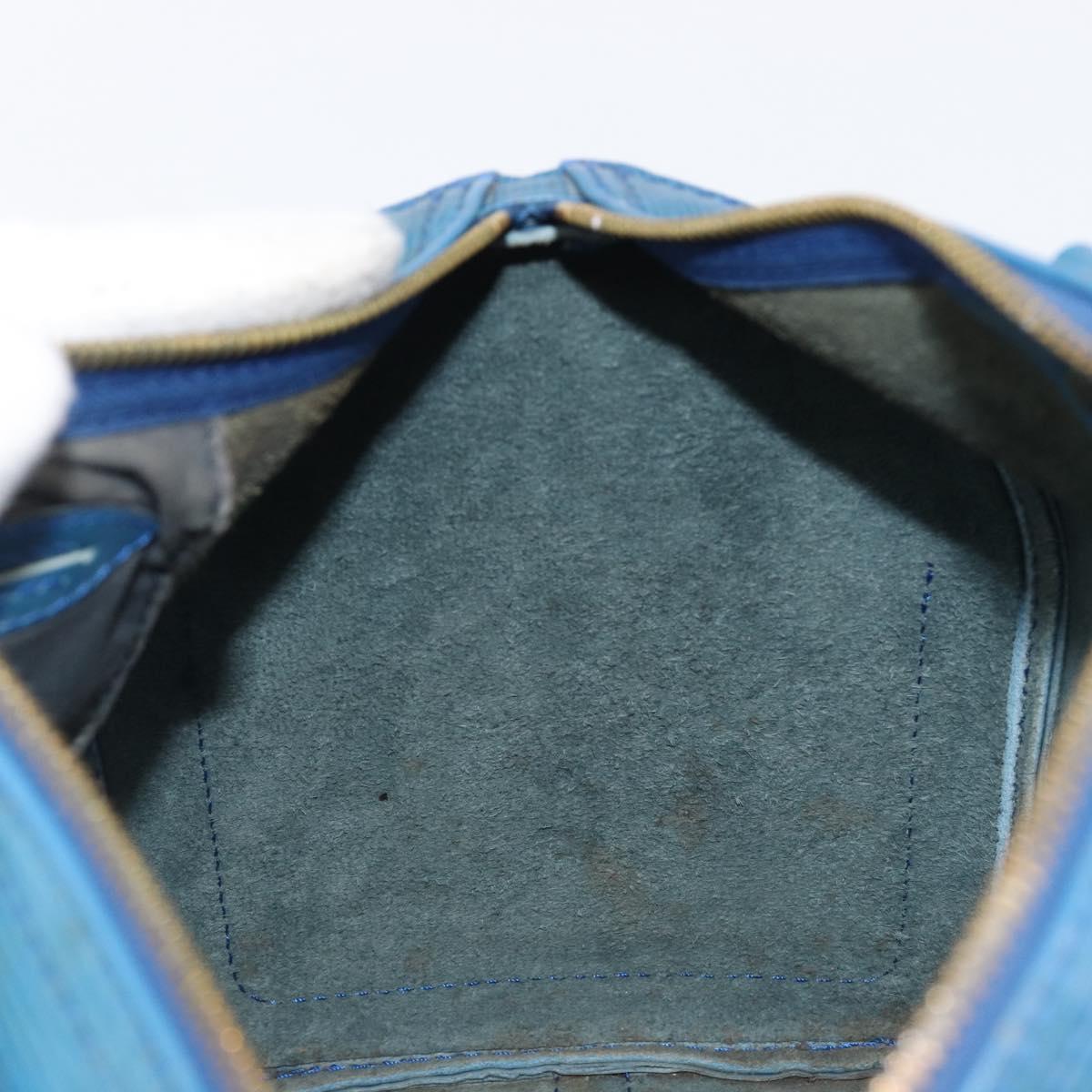 LOUIS VUITTON Epi Speedy 35 Hand Bag Toledo Blue M42995 LV Auth BA15651