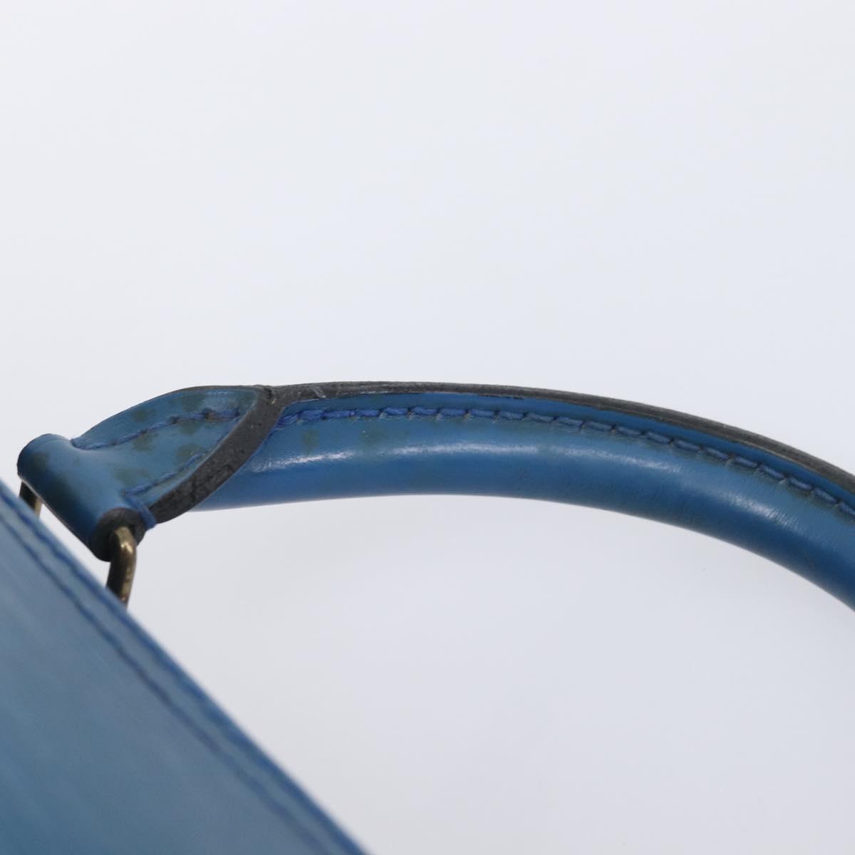 LOUIS VUITTON Epi Speedy 35 Hand Bag Toledo Blue M42995 LV Auth BA15651