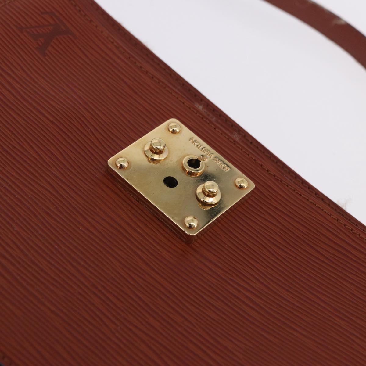 LOUIS VUITTON Epi Monceau 28 Hand Bag Brown M52123 LV Auth BA15652
