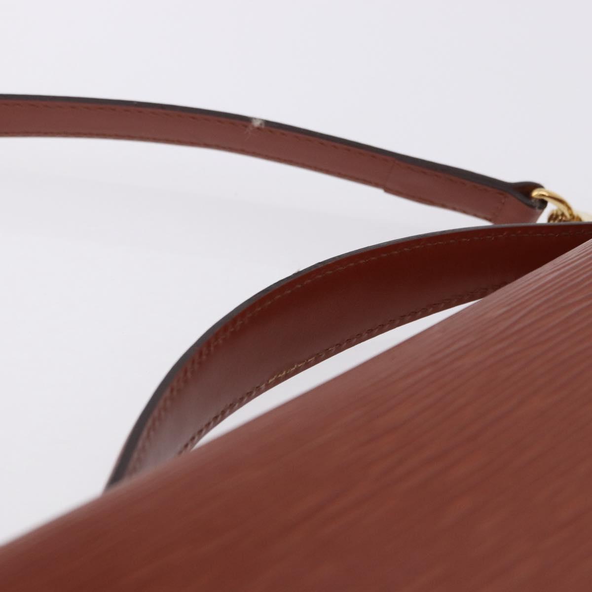 LOUIS VUITTON Epi Monceau 28 Hand Bag Brown M52123 LV Auth BA15652
