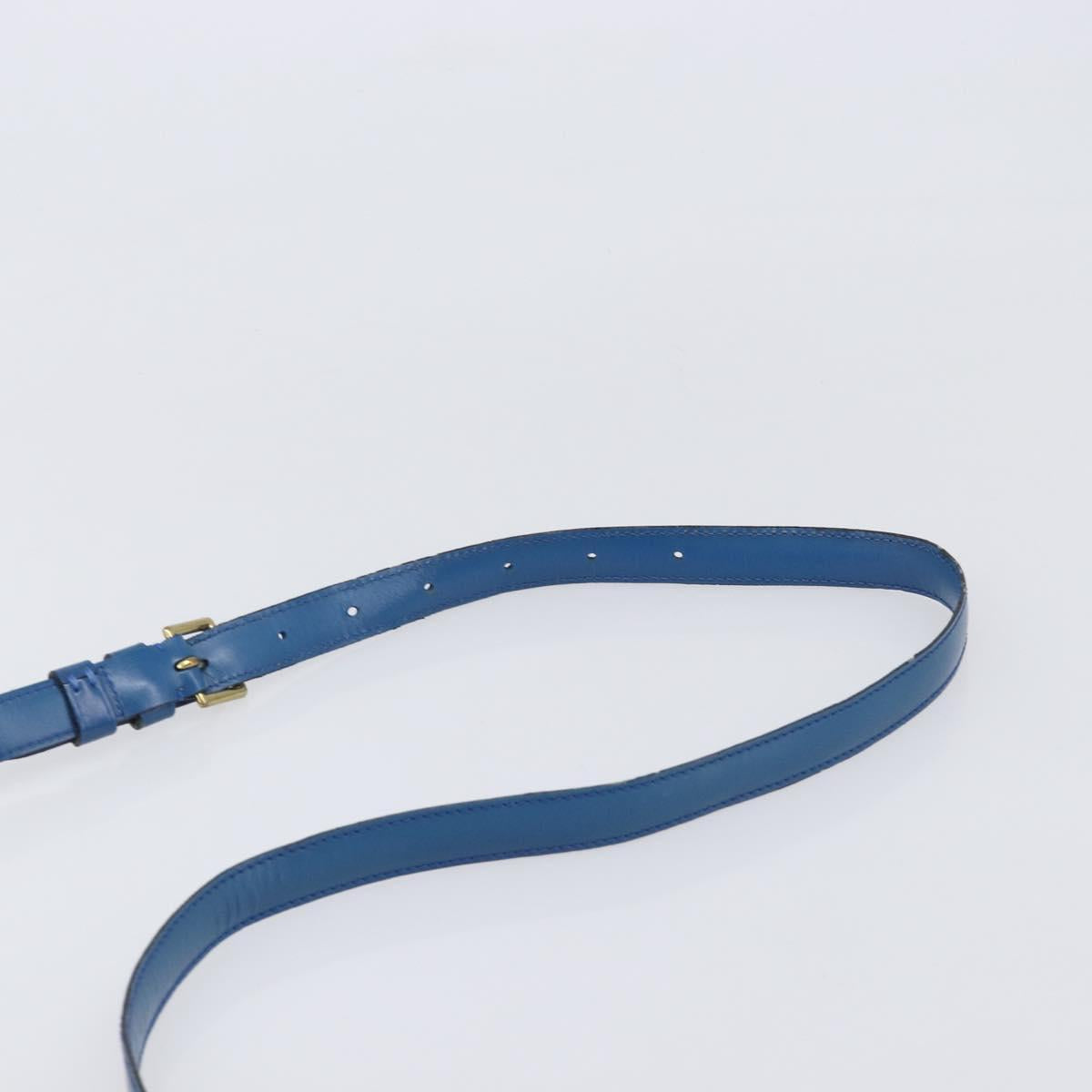 LOUIS VUITTON Epi Saint Cloud GM Shoulder Bag Toledo Blue M52195 LV Auth BA15654