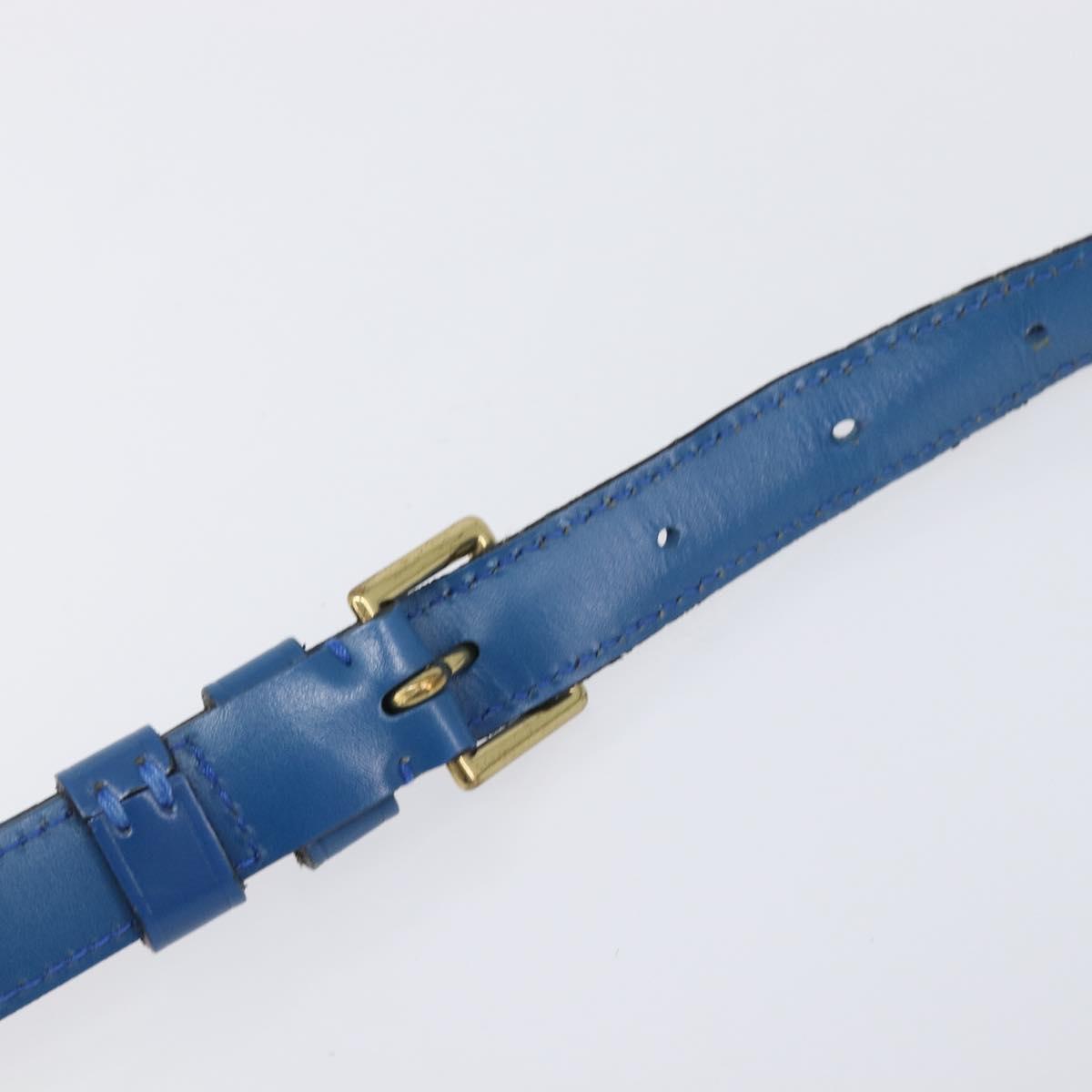 LOUIS VUITTON Epi Saint Cloud GM Shoulder Bag Toledo Blue M52195 LV Auth BA15654