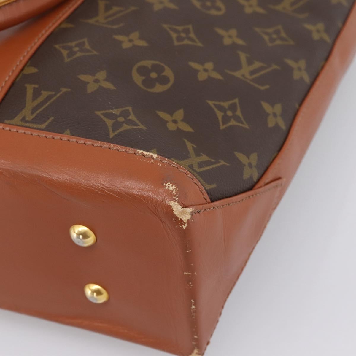 LOUIS VUITTON Monogram Sac Weekend PM Tote Bag M42425 LV Auth BA15659