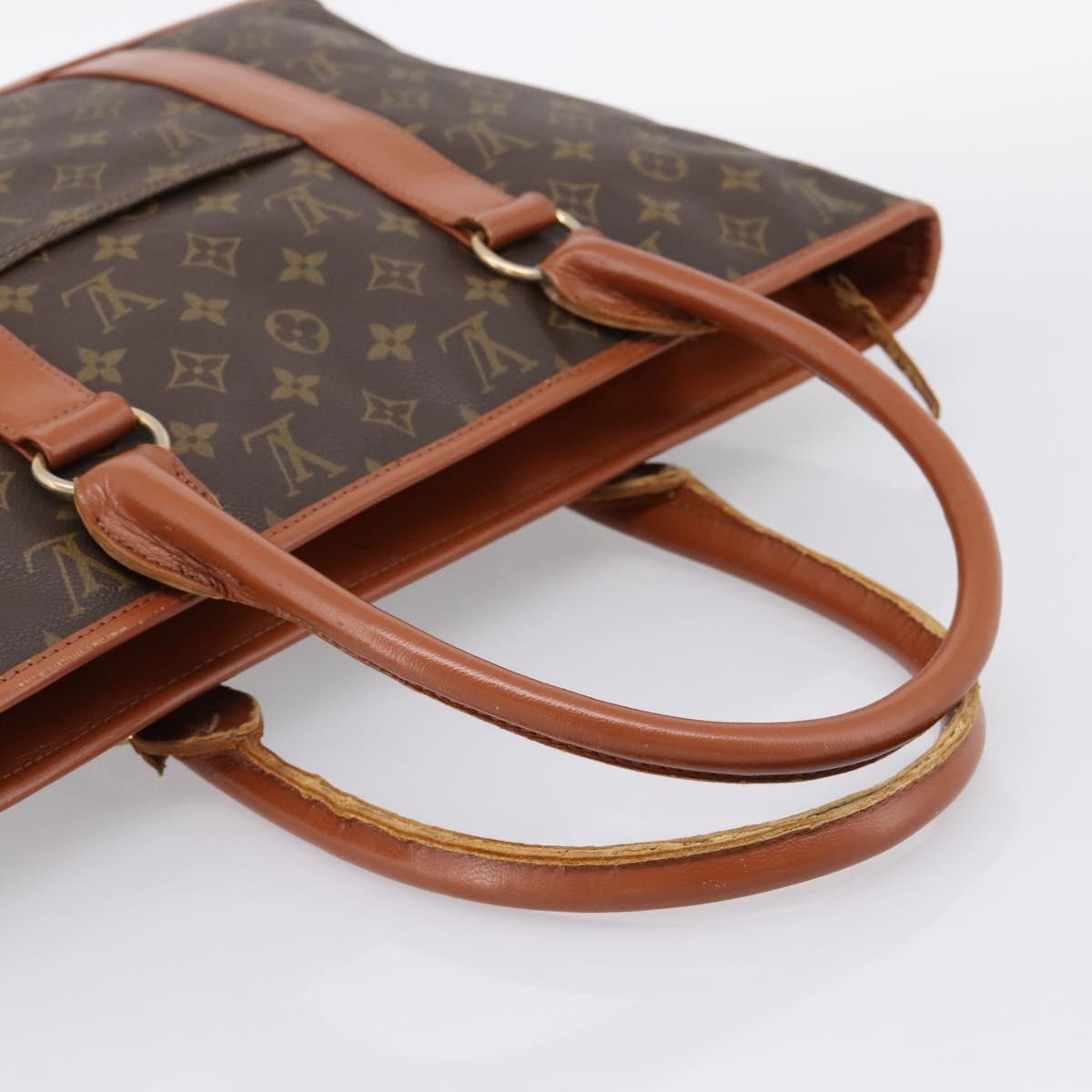 LOUIS VUITTON Monogram Sac Weekend PM Tote Bag M42425 LV Auth BA15659