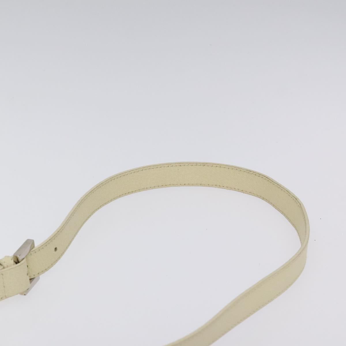 BVLGARI Logo Mania Shoulder Bag Nylon Light Blue Silver Auth BA1566