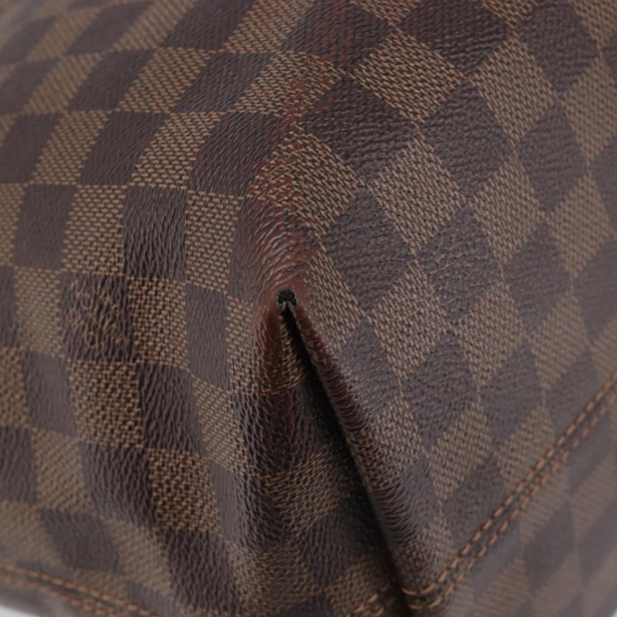 LOUIS VUITTON Damier Ebene Jena MM Tote Bag N41013 LV Auth BA15660