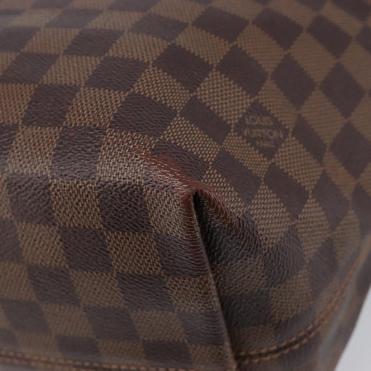 LOUIS VUITTON Damier Ebene Jena MM Tote Bag N41013 LV Auth BA15660