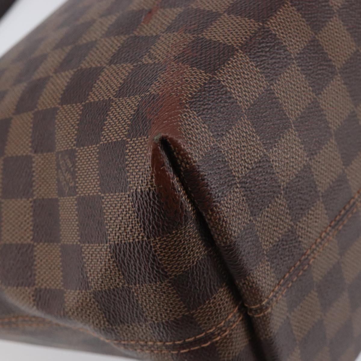 LOUIS VUITTON Damier Ebene Jena MM Tote Bag N41013 LV Auth BA15660