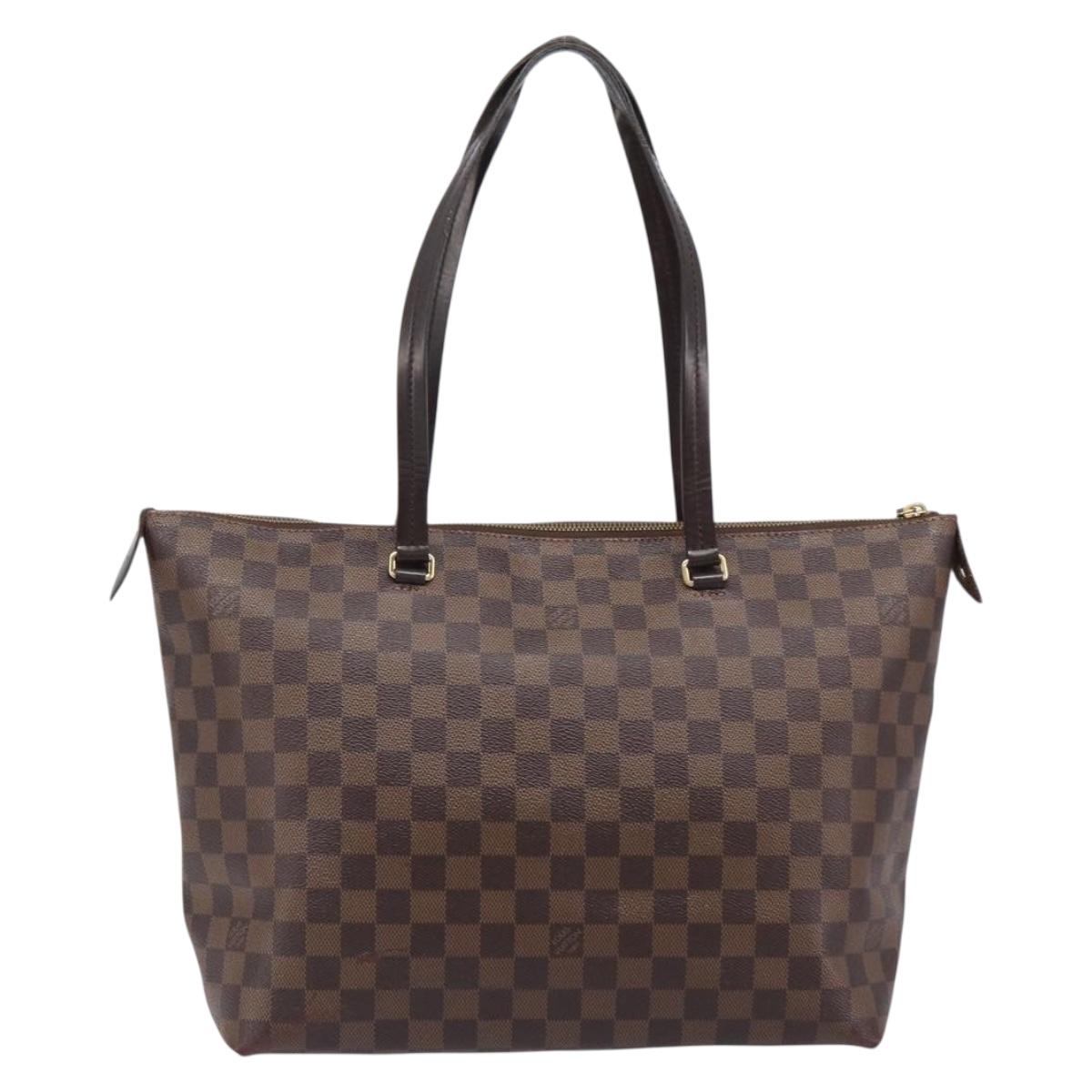 LOUIS VUITTON Damier Ebene Jena MM Tote Bag N41013 LV Auth BA15660
