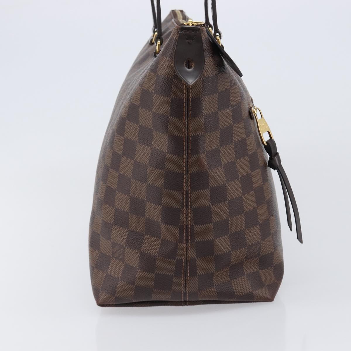 LOUIS VUITTON Damier Ebene Jena MM Tote Bag N41013 LV Auth BA15660