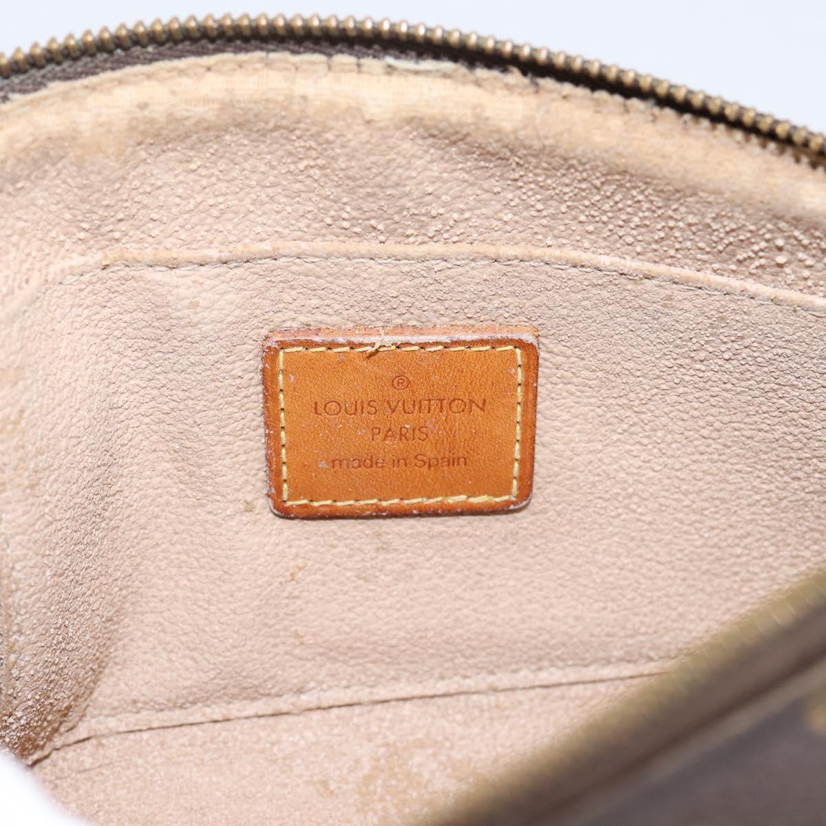 LOUIS VUITTON Monogram Pochette Cosmetic PM Pouch M43998 LV Auth BA15661