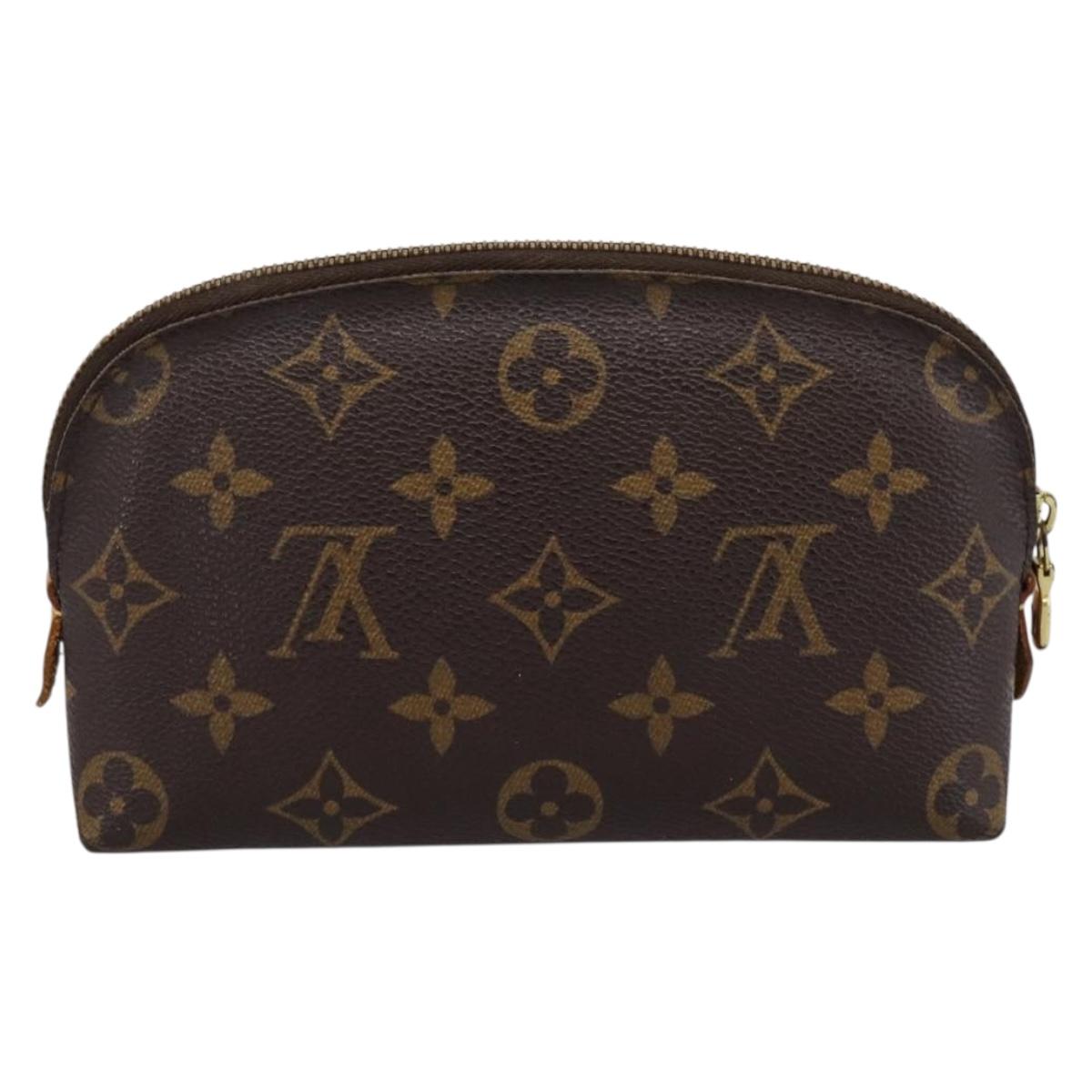 LOUIS VUITTON Monogram Pochette Cosmetic PM Pouch M43998 LV Auth BA15661