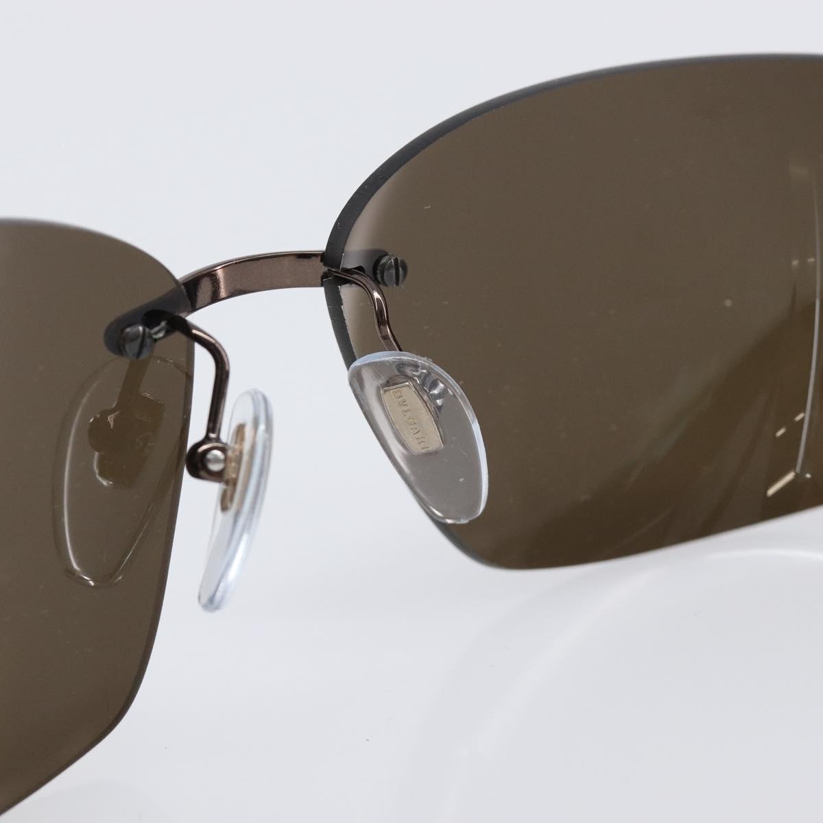 BVLGARI Sunglasses plastic Brown Auth BA15666V