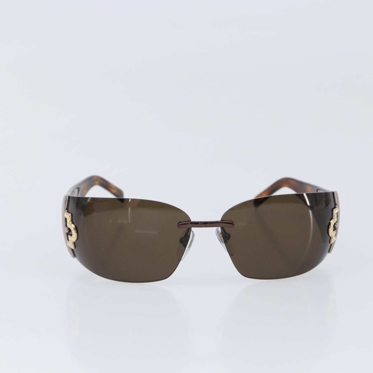 BVLGARI Sunglasses plastic Brown Auth BA15666V