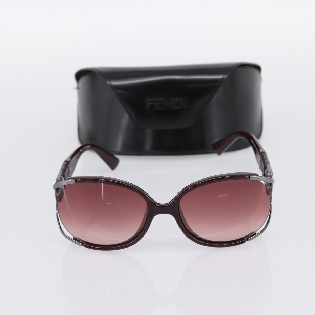 FENDI Sunglasses plastic Bordeaux Auth BA15674V