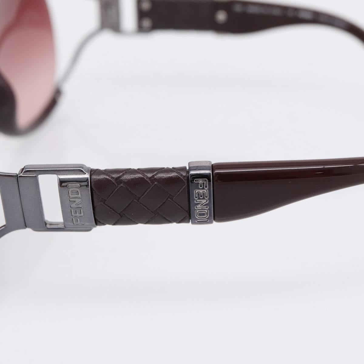 FENDI Sunglasses plastic Bordeaux Auth BA15674V
