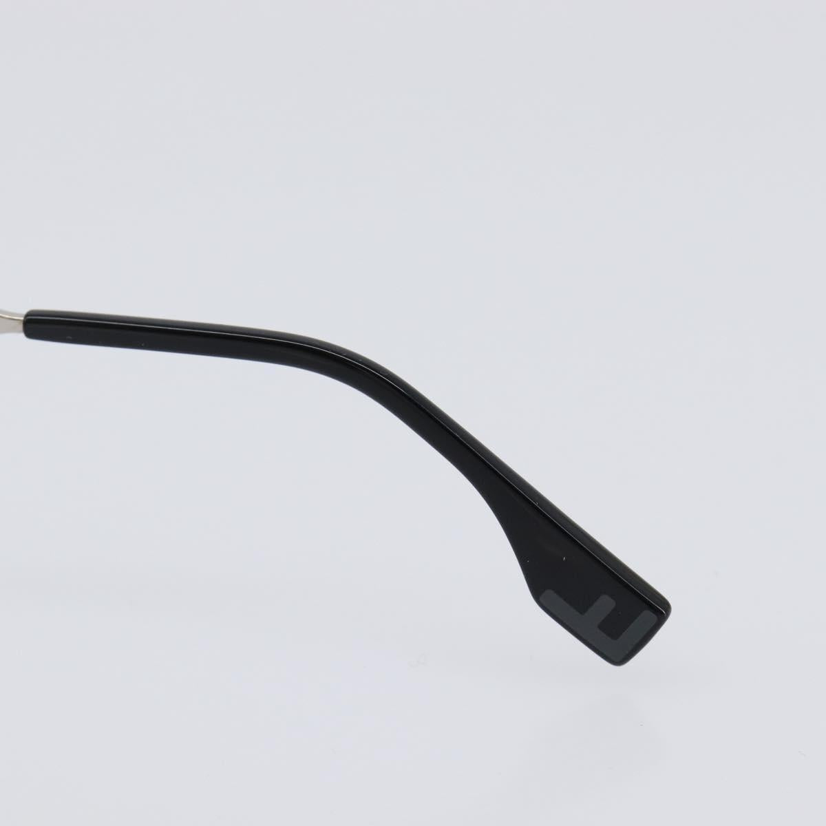 FENDI Rimless Sunglasses metal Black Auth BA15677M