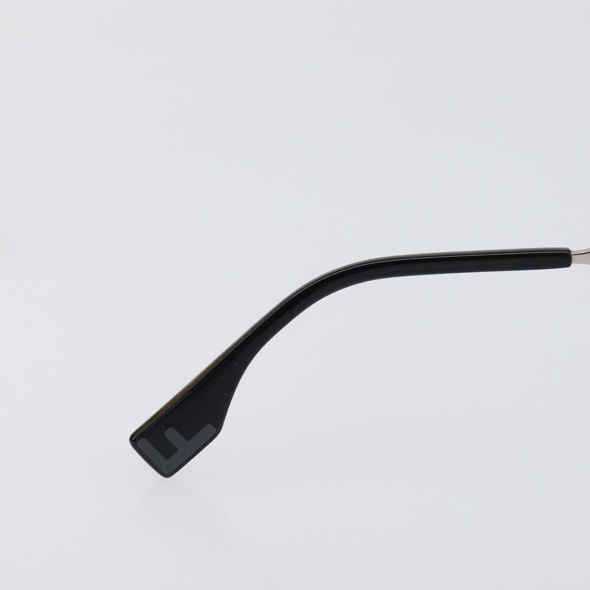 FENDI Rimless Sunglasses metal Black Auth BA15677M