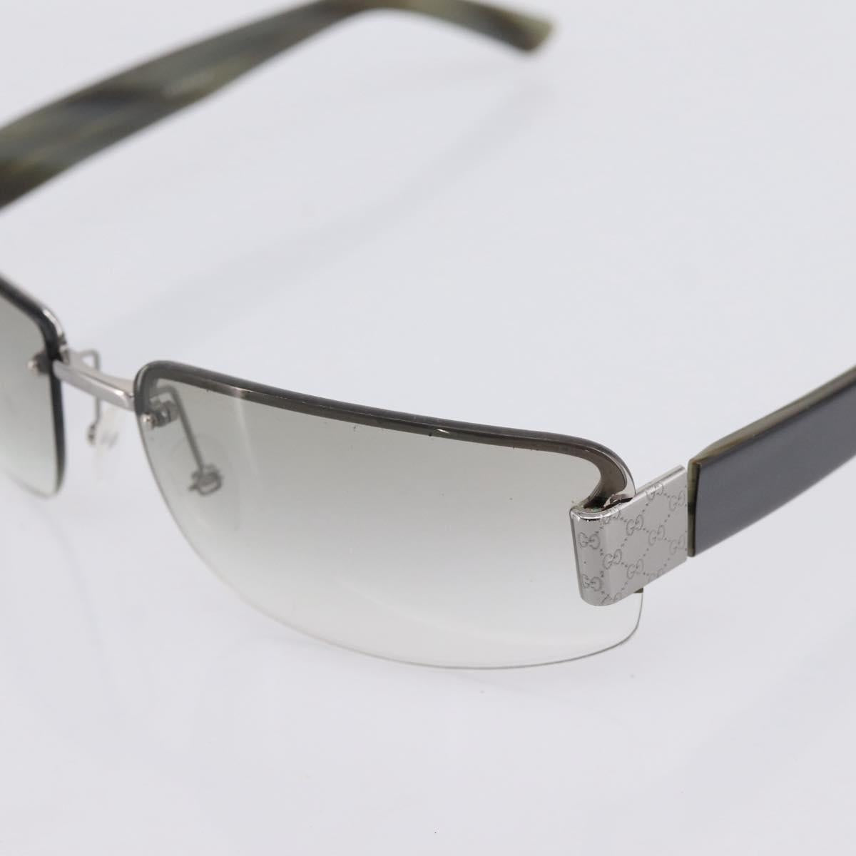 GUCCI Rimless Sunglasses plastic Gray Auth BA15681