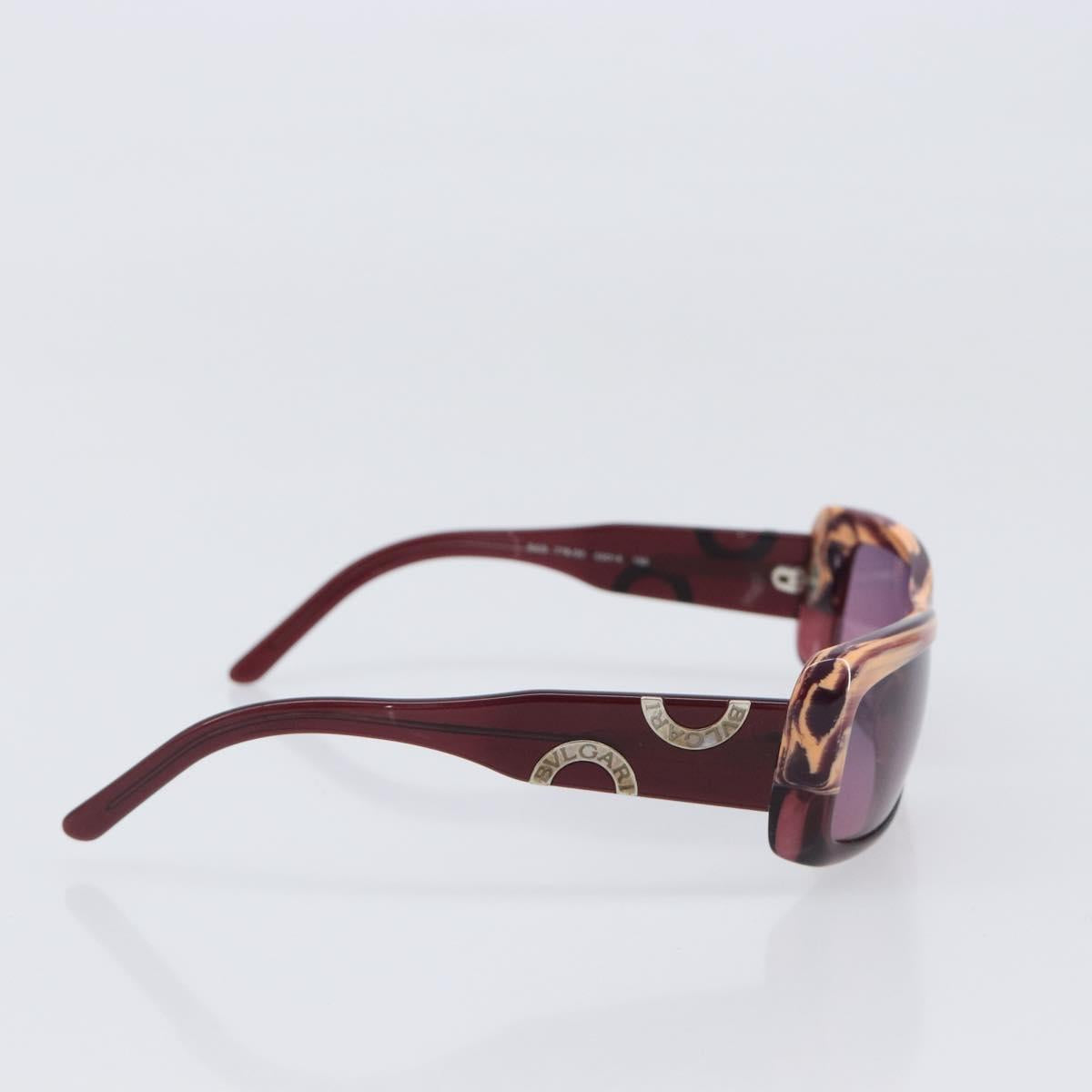 BVLGARI Sunglasses plastic Purple Auth BA15682