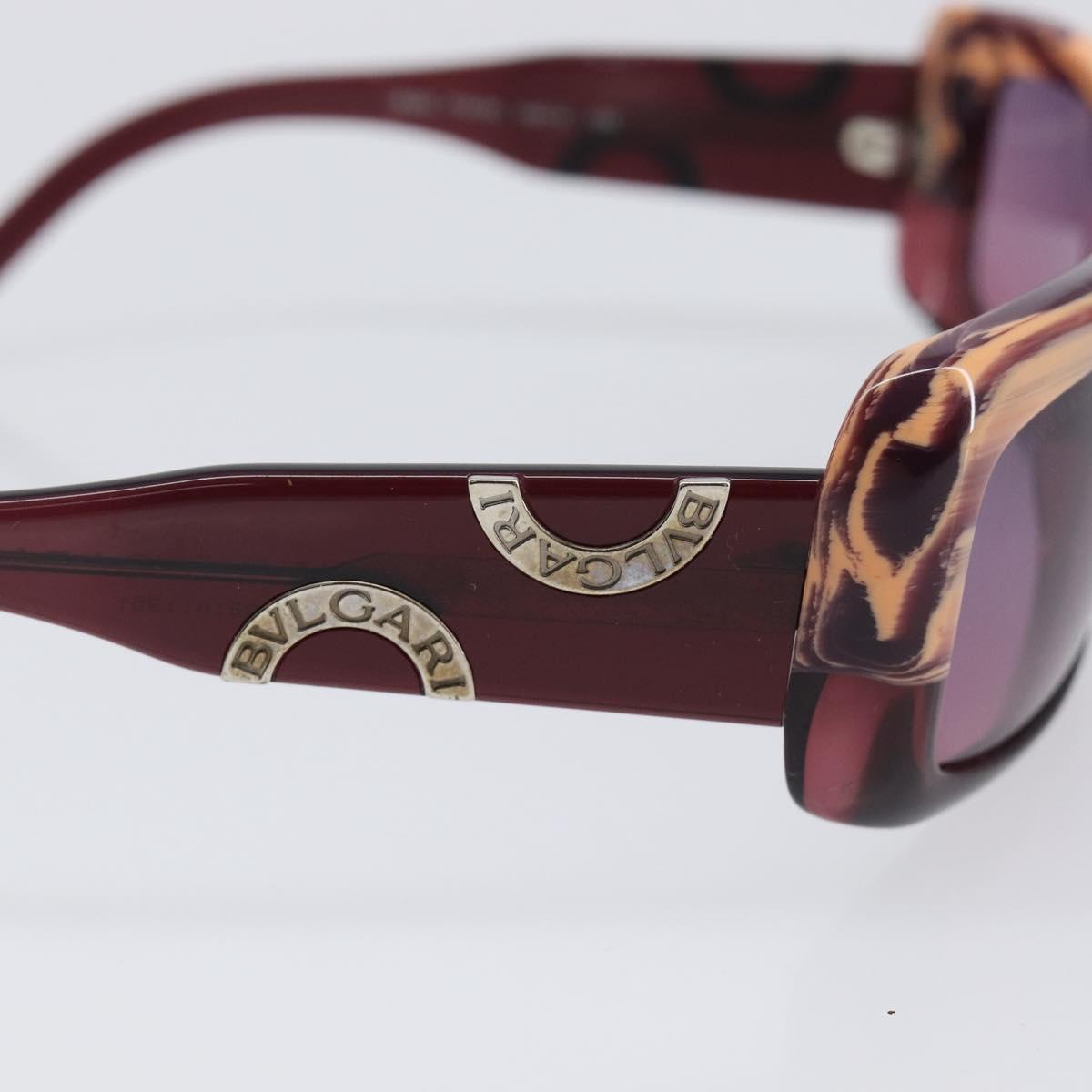 BVLGARI Sunglasses plastic Purple Auth BA15682