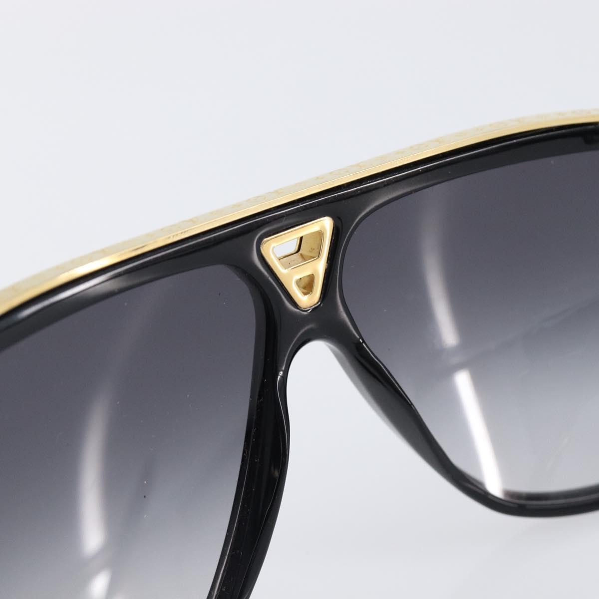 LOUIS VUITTON Sunglasses plastic Black Z0350W LV Auth BA15686M
