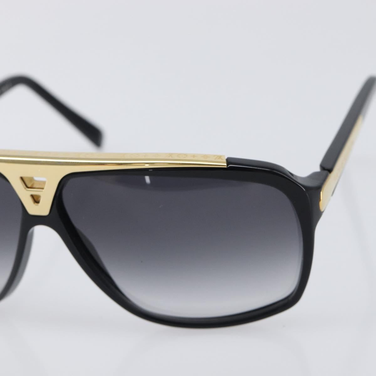 LOUIS VUITTON Sunglasses plastic Black Z0350W LV Auth BA15686M