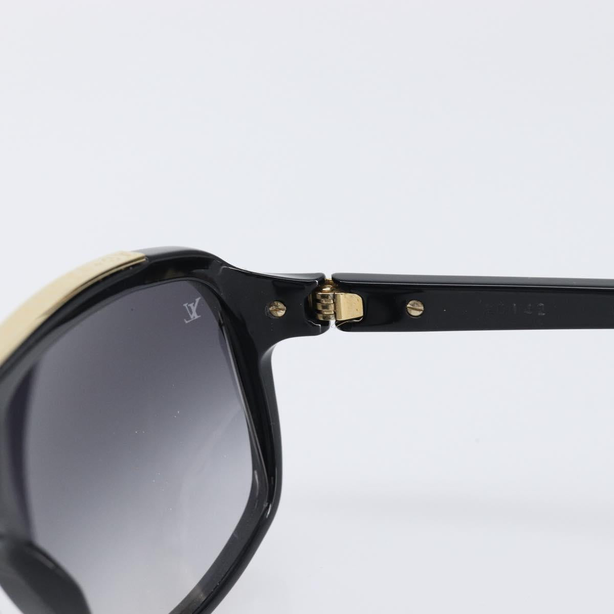 LOUIS VUITTON Sunglasses plastic Black Z0350W LV Auth BA15686M