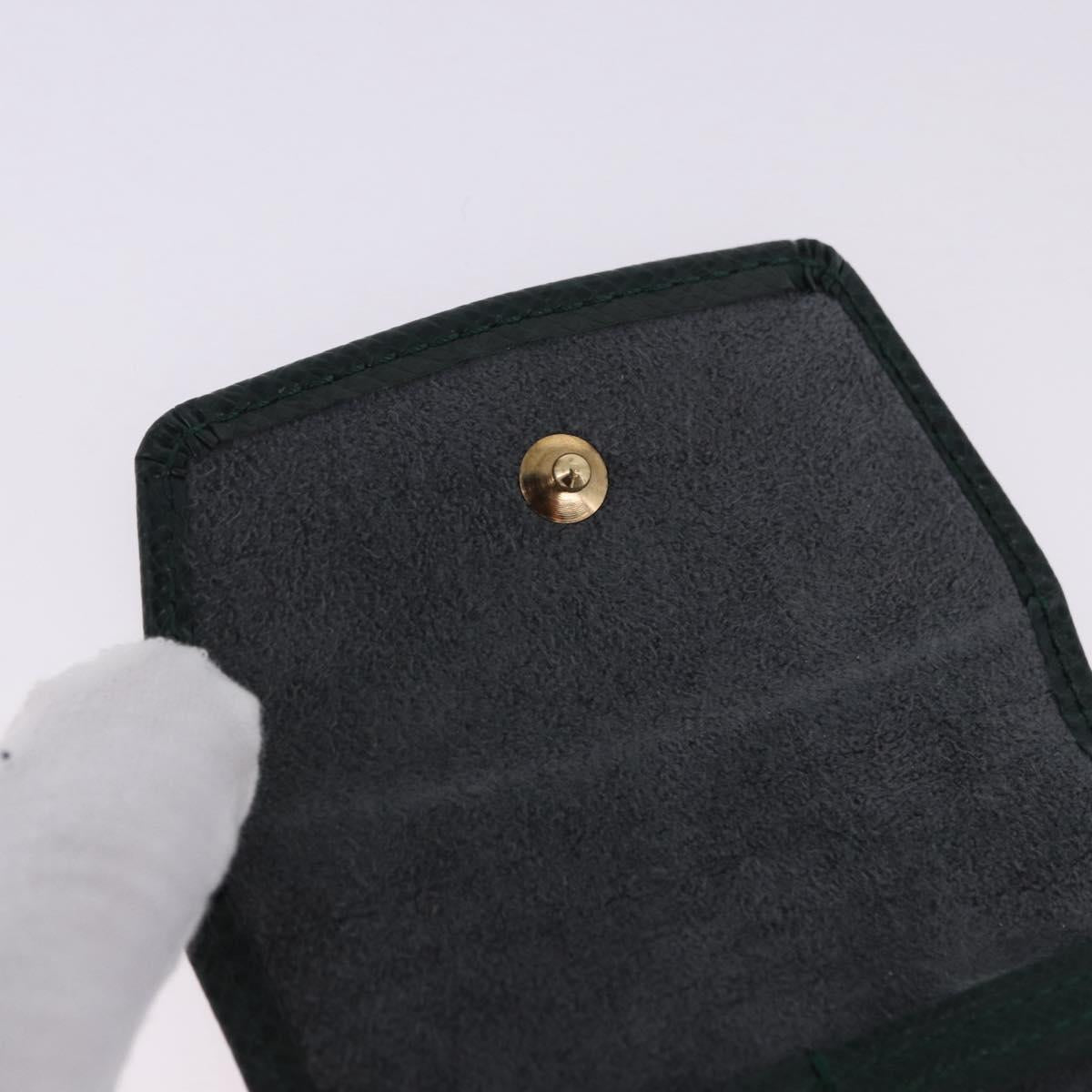 LOUIS VUITTON Taiga Buton de Manchette Cuffs Epicea LV Auth BA15690