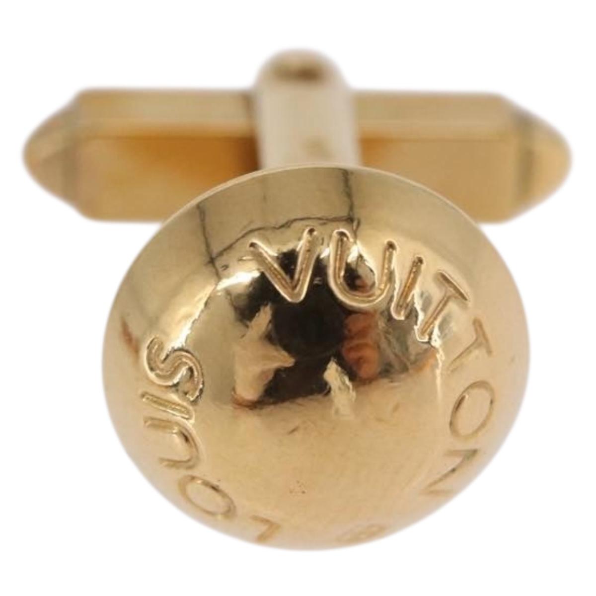 LOUIS VUITTON Taiga Buton de Manchette Cuffs Epicea LV Auth BA15690