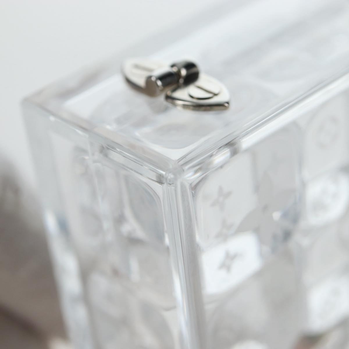 LOUIS VUITTON Dice plastic Clear LV Auth BA15691M