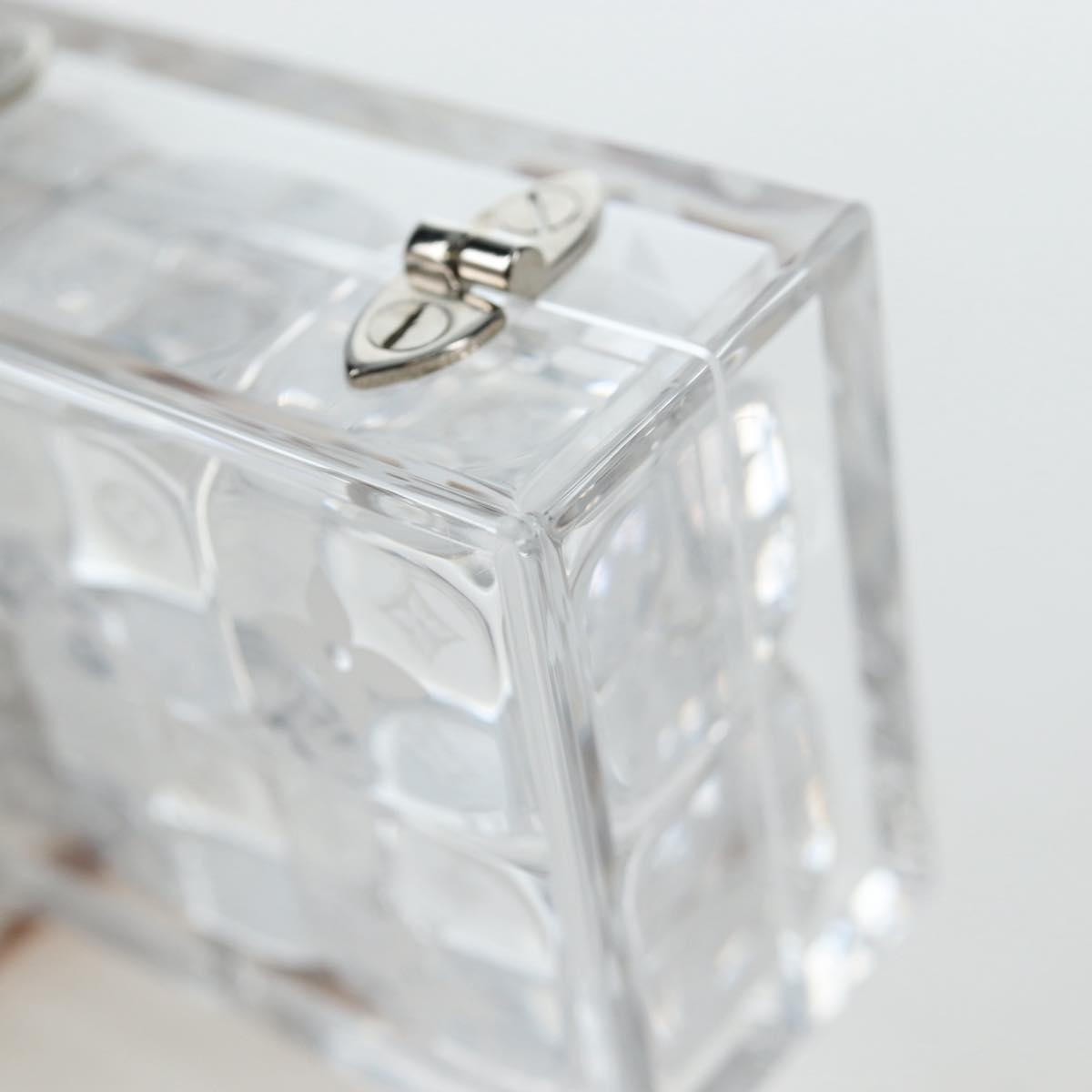 LOUIS VUITTON Dice plastic Clear LV Auth BA15691M