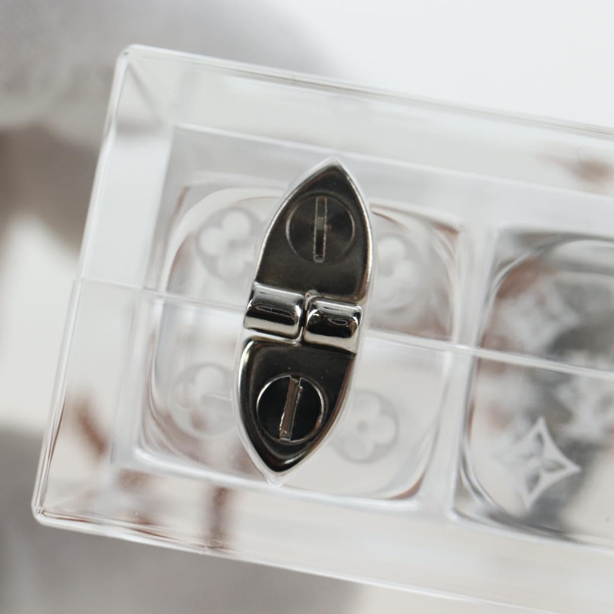 LOUIS VUITTON Dice plastic Clear LV Auth BA15691M