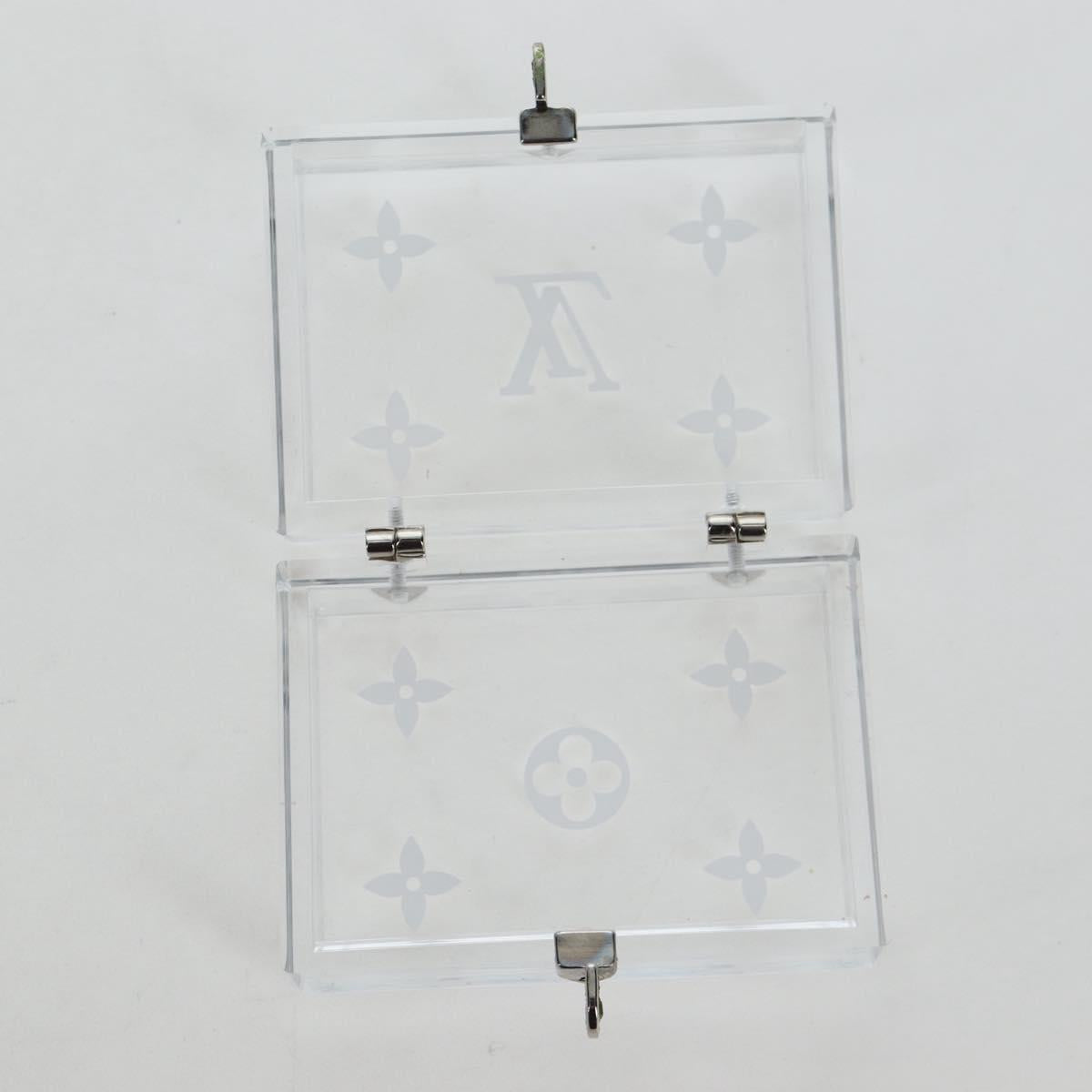 LOUIS VUITTON Dice plastic Clear LV Auth BA15691M