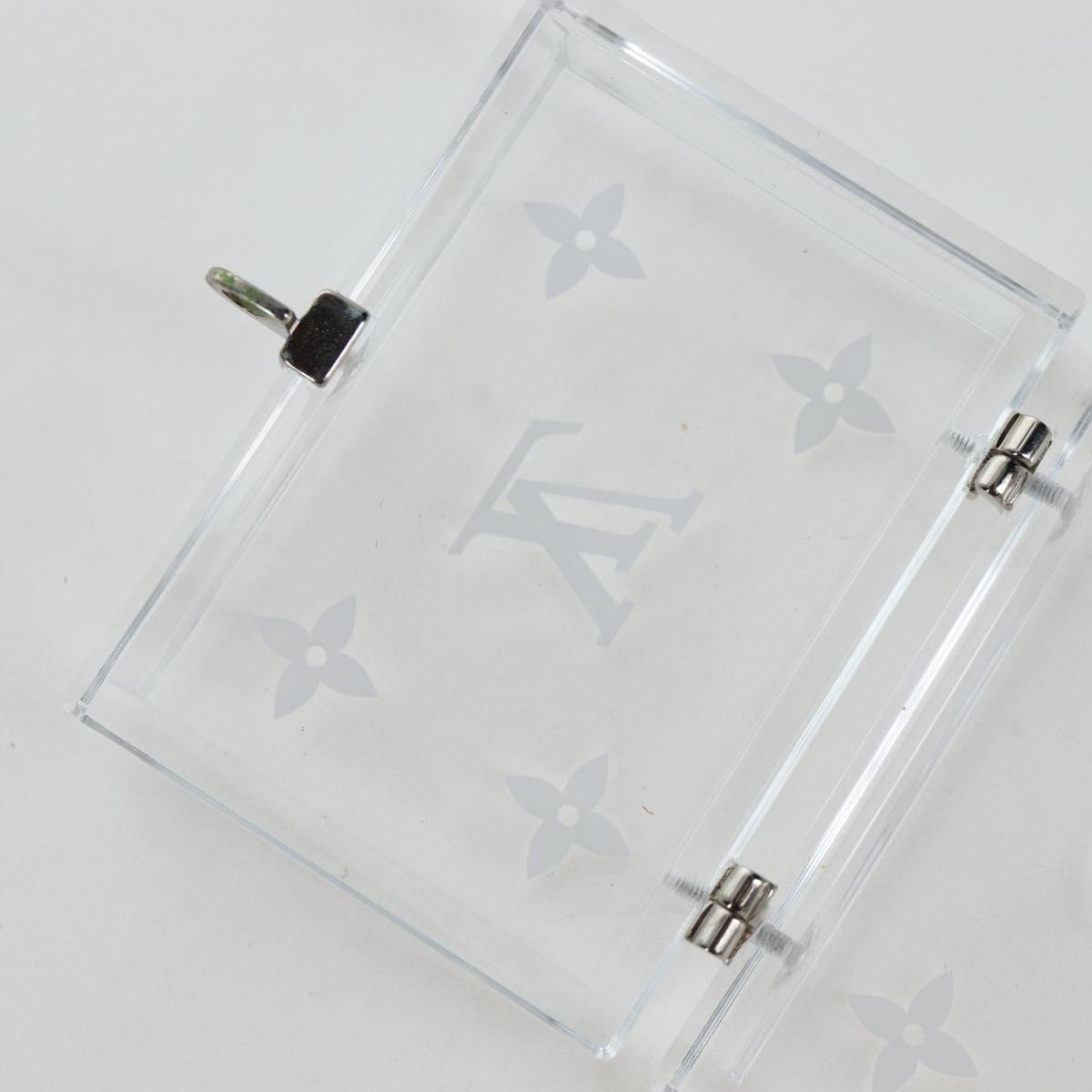 LOUIS VUITTON Dice plastic Clear LV Auth BA15691M